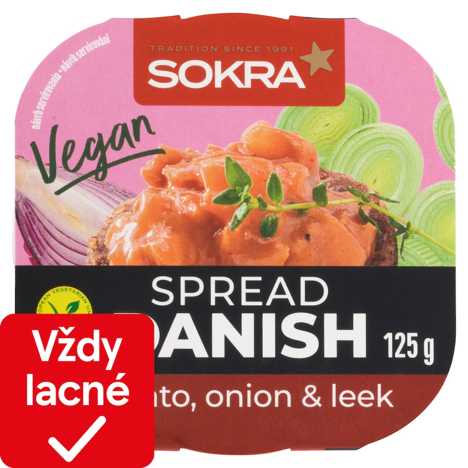 obrázok 1 z Sokra Vegánska nátierka s hrachovou bielkovinou na dánsky spôsob 125 g