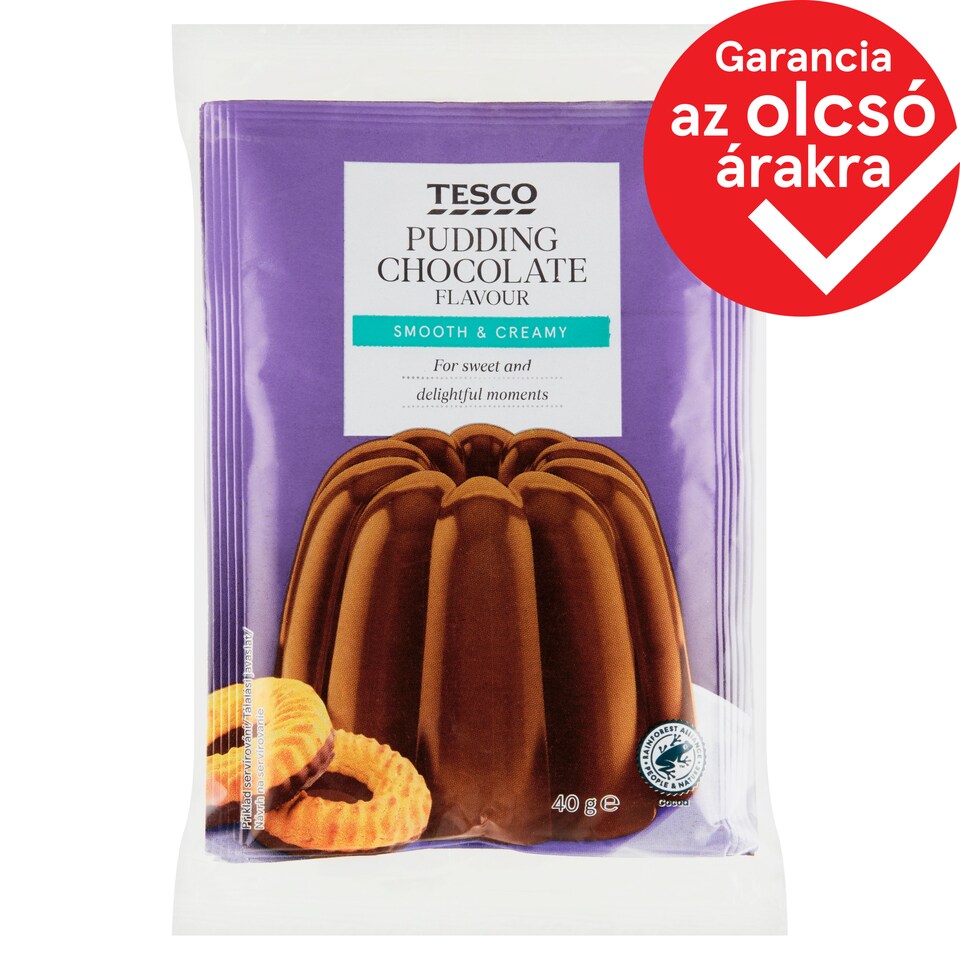 Tesco csokoládéízű pudingpor 3 x 40 g