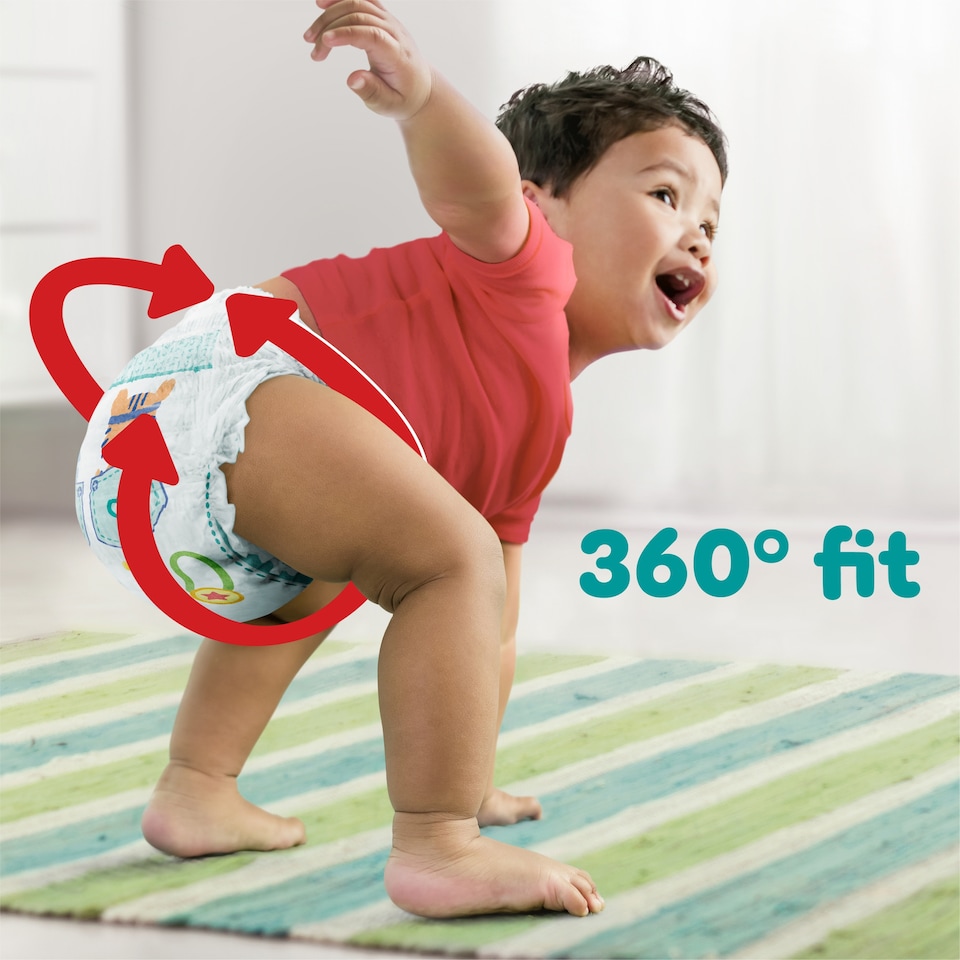 image 1 of Pampers Baby-Dry Nappy Pants Size 6+ Jumbo+ Pack 52 Pack