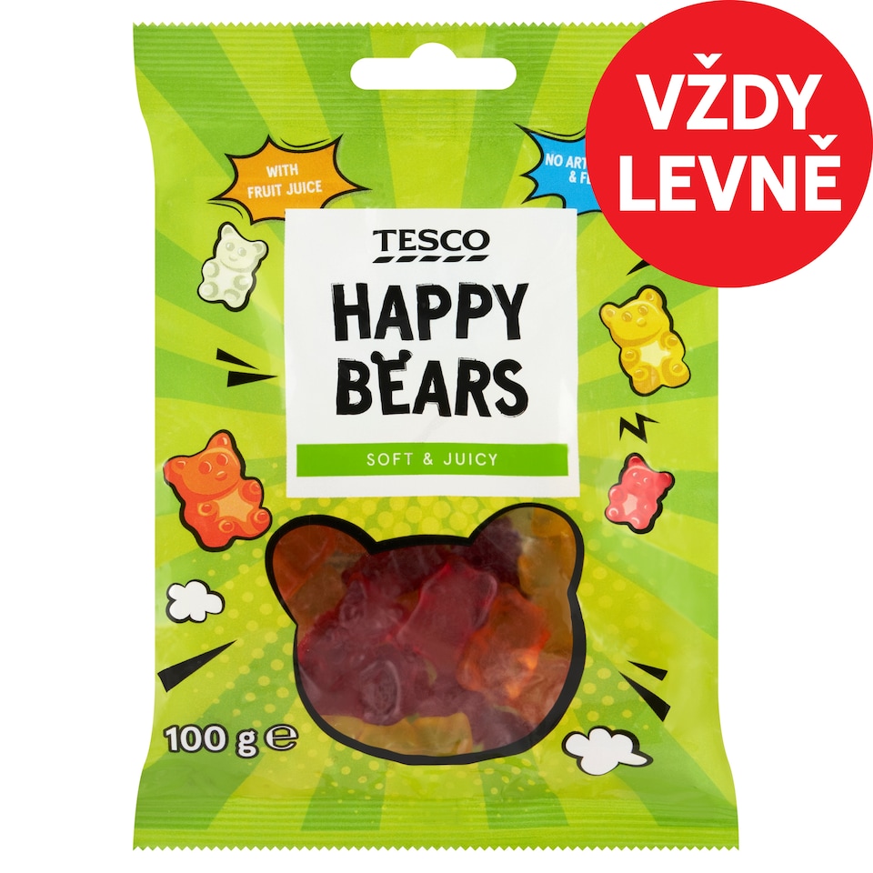 Tesco Želé s ovocnými příchutěmi 100g