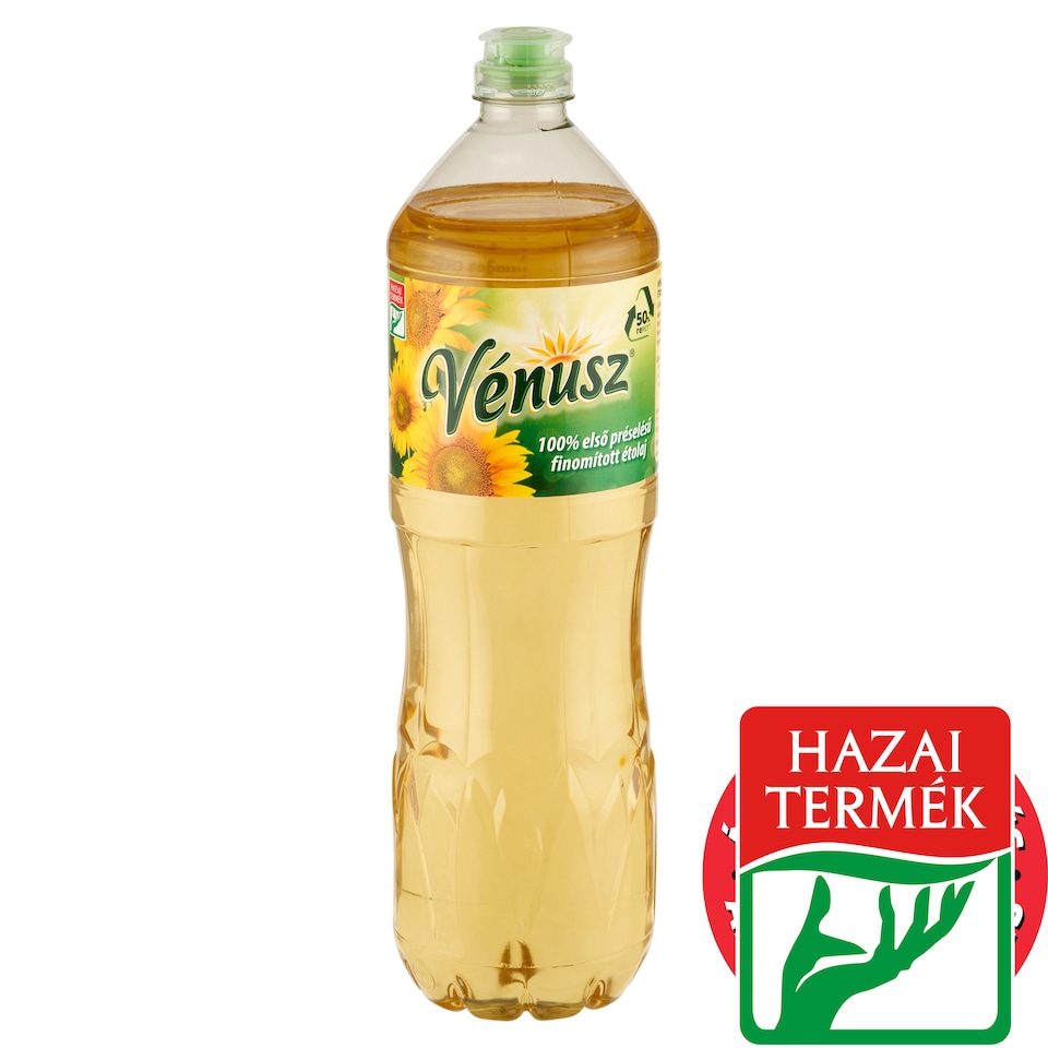 Vénusz 100% első préselésű, finomított napraforgó-étolaj 1 l
