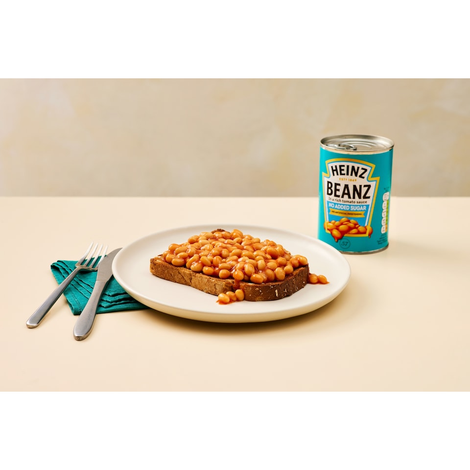 image 1 of Heinz Baked Beans No Added Sugar 6 Pack 6 X 415G