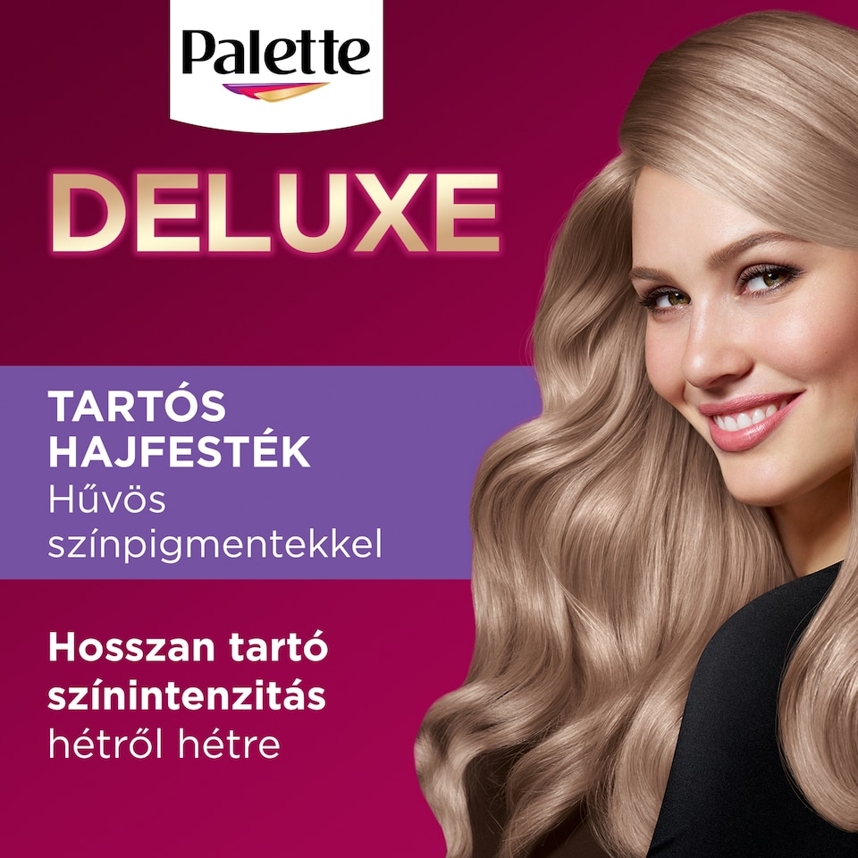 Palette Deluxe 9-11 hűvös világos szürke rózsa tartós hajfesték   1. kép
