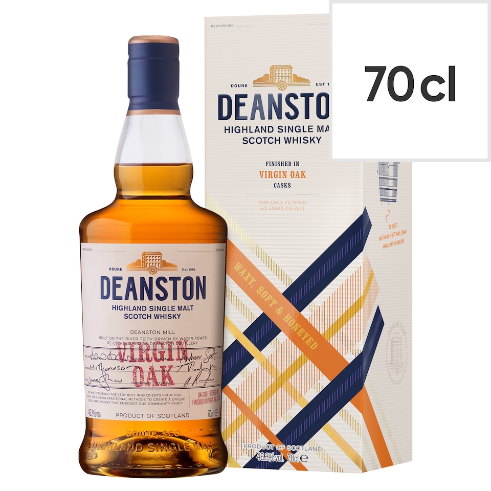 Deanston Highland Single Malt Scotch Whisky - Virgin Oak 70cl