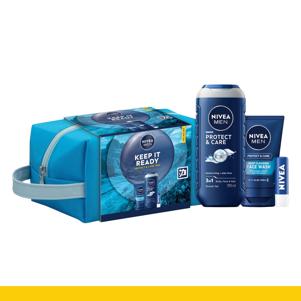 image 1 of NIVEA MEN Keep it Ready Skincare Gift Set