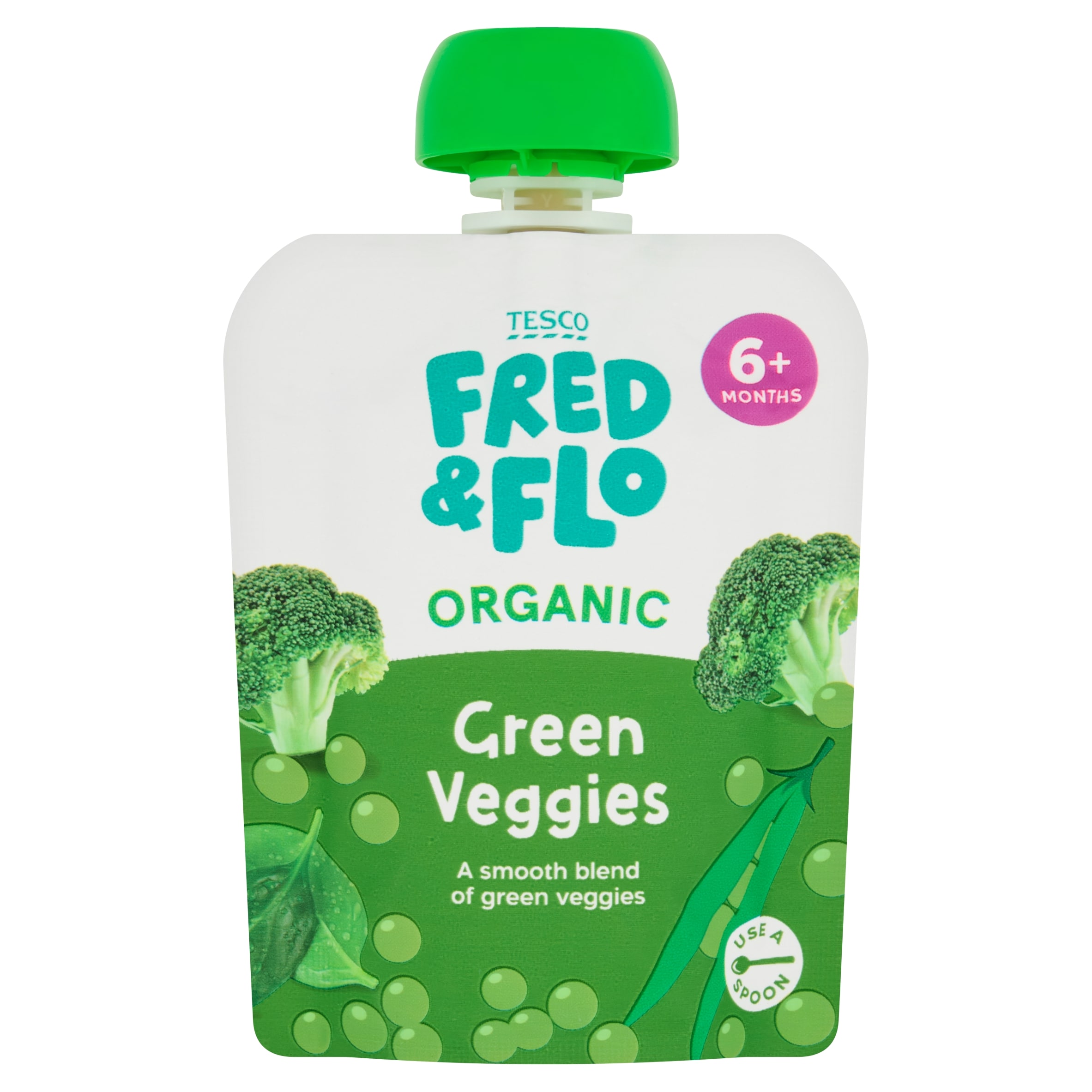 TESCO FRED & FLO Organic Green Veggies 70g