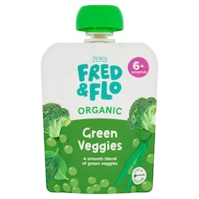 TESCO FRED & FLO Organic Green Veggies 70g