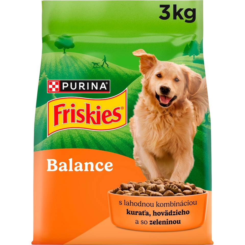 obrázok 1 z Friskies Balance granule pre psov kura, hovädzie, zelenina 3 kg
