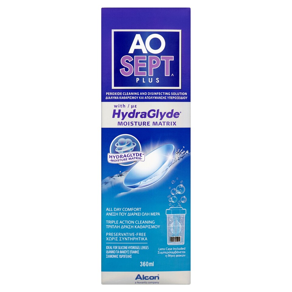 Aosept Plus Hydraglyde 360Ml
