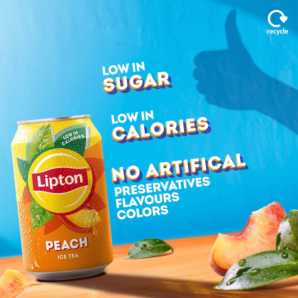 image 1 of Lipton Peach Ice Tea 6 X 330Ml