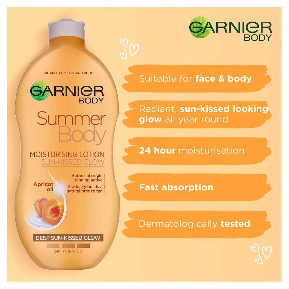 image 1 of Garnier Body Deep Gradual Tan Moisturiser 400Ml
