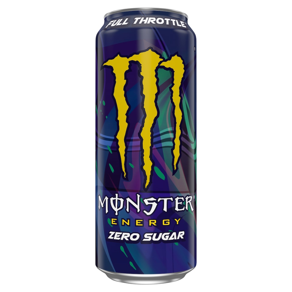 Monster Energy Full Throttle Zero Sugar Carbonated Energy Drink with Caffeine 500 ml
