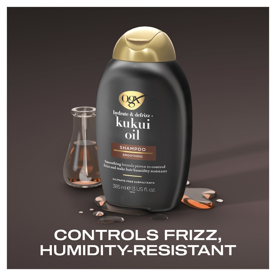 image 1 of OGX Hydrate & Defrizz Kukui Oil Conditioner 385ml