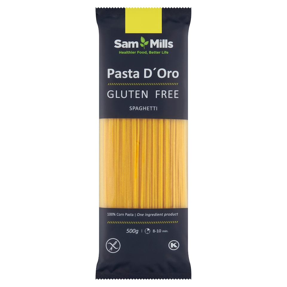 obrázok 1 z Sam Mills Pasta D'Oro Spaghetti 100% kukuričné cestoviny bez gluténu 500 g