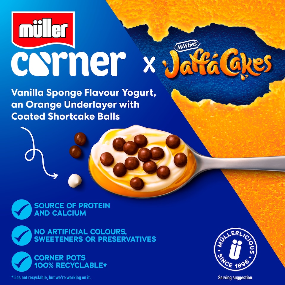 image 1 of Muller Corner Jaffa Cakes Yogurt 124g