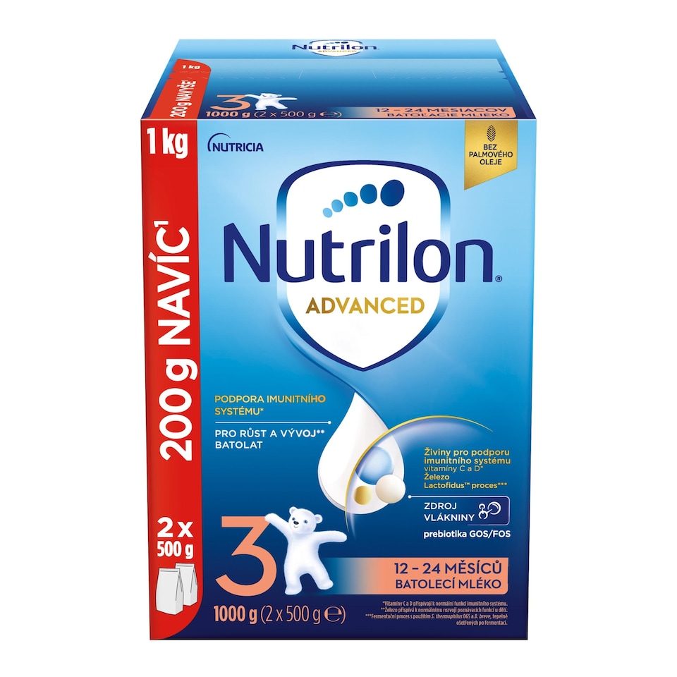 obrázok 1 z NUTRILON Advanced 3 batoľacie mlieko 1000g