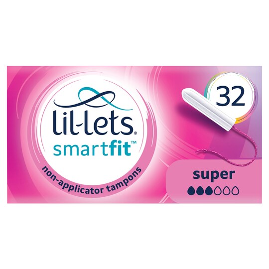 Lil Lets Non Applicator Super Tampons 32 Pack Tesco Groceries