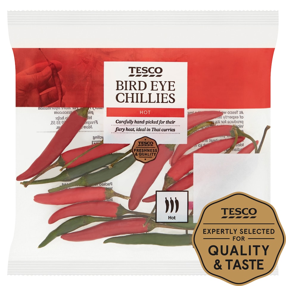 image 1 of Tesco Bird Eye Chillies 25G
