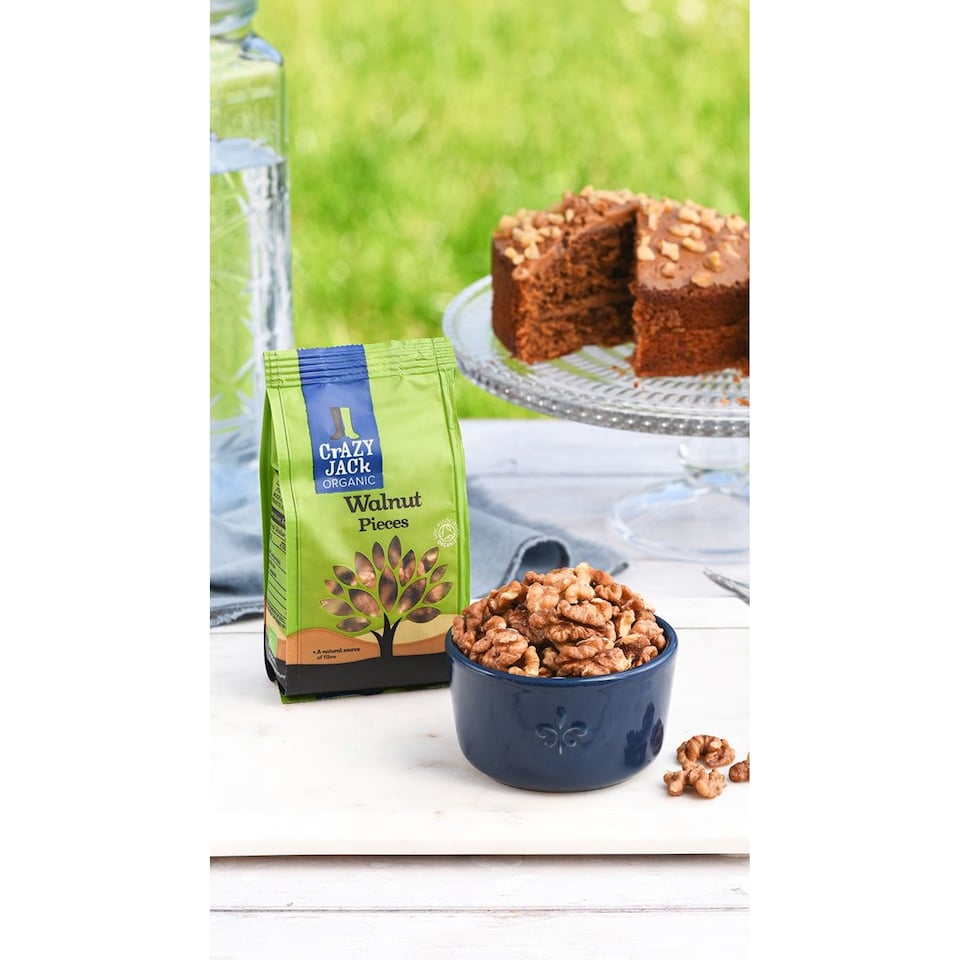 image 1 of Crazy Jack Organic Walnut Pieces 100G