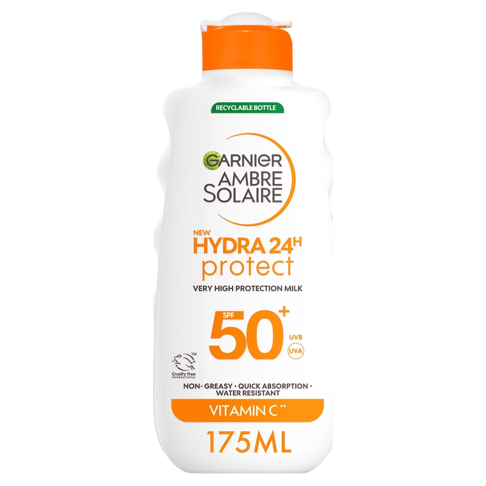 image 1 of Garnier Ambre Solaire Hydra 24H Protect SPF50+ Lotion
