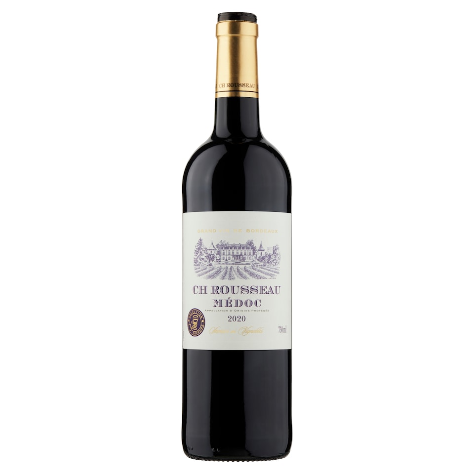 CH Rousseau Médoc červené víno suché 750ml