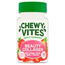 Chewy Vites Beauty Collagen Gummies, Strawberry Flavour x30