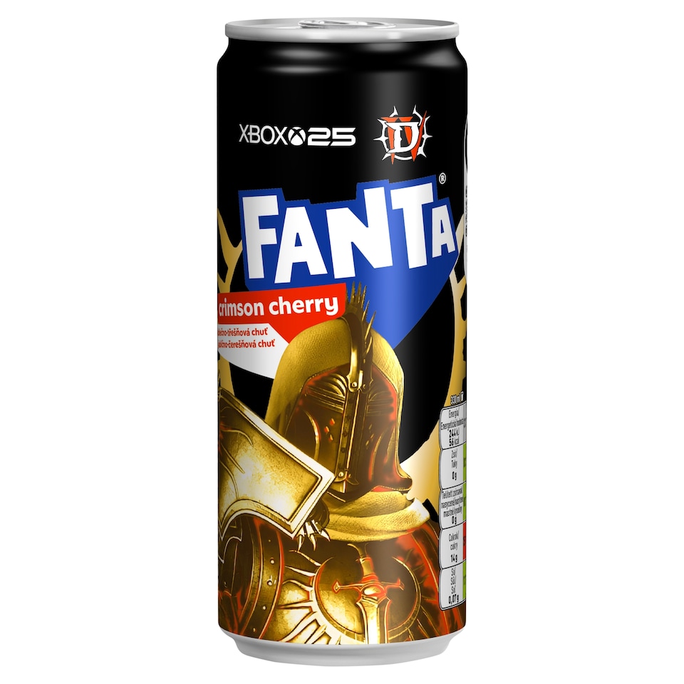 Fanta Crimson Cherry jablčno-čerešňová chuť 330 ml