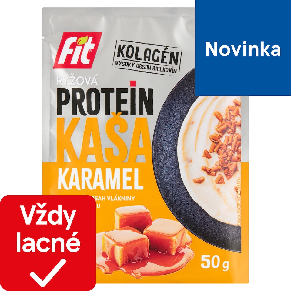 image 1 of Fit Protein Rice Porridge Caramel 50 g