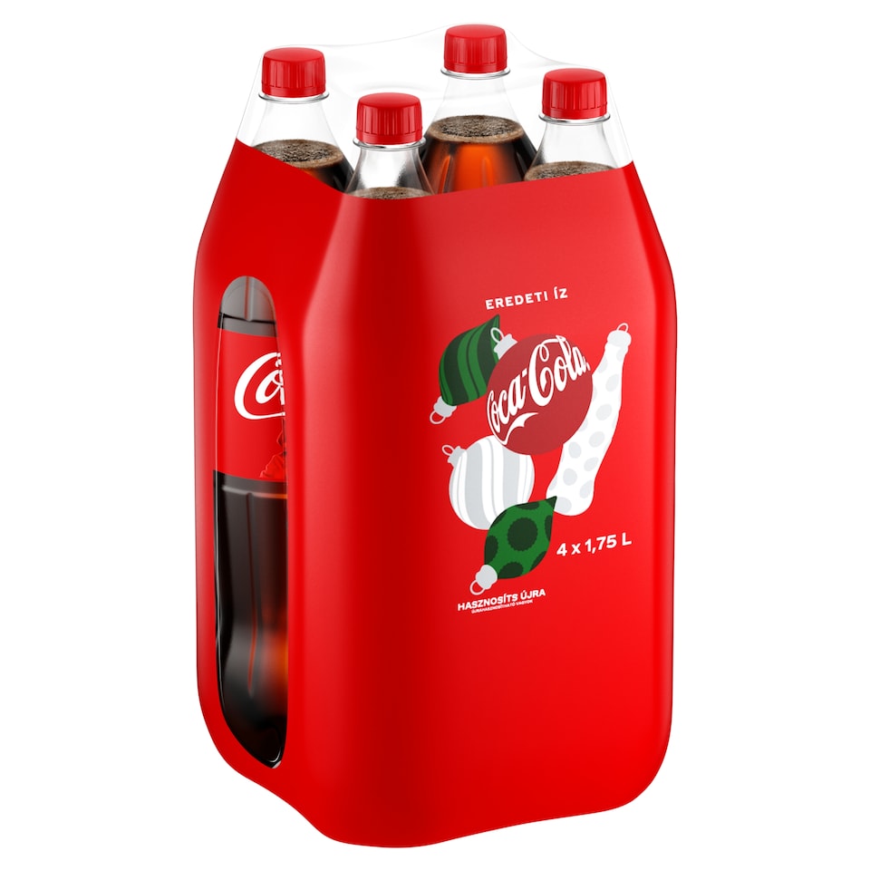 Coca-Cola colaízű szénsavas üdítőital 4 x 1,75 l