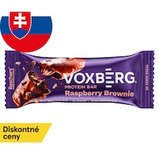 Voxberg Proteínová tyčinka s príchuťou malinového brownie v mliečnej čokoláde 50 g
