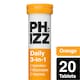 image 1 of Phizz 3-In-1 Effervescent Tablets Orange X20 89G