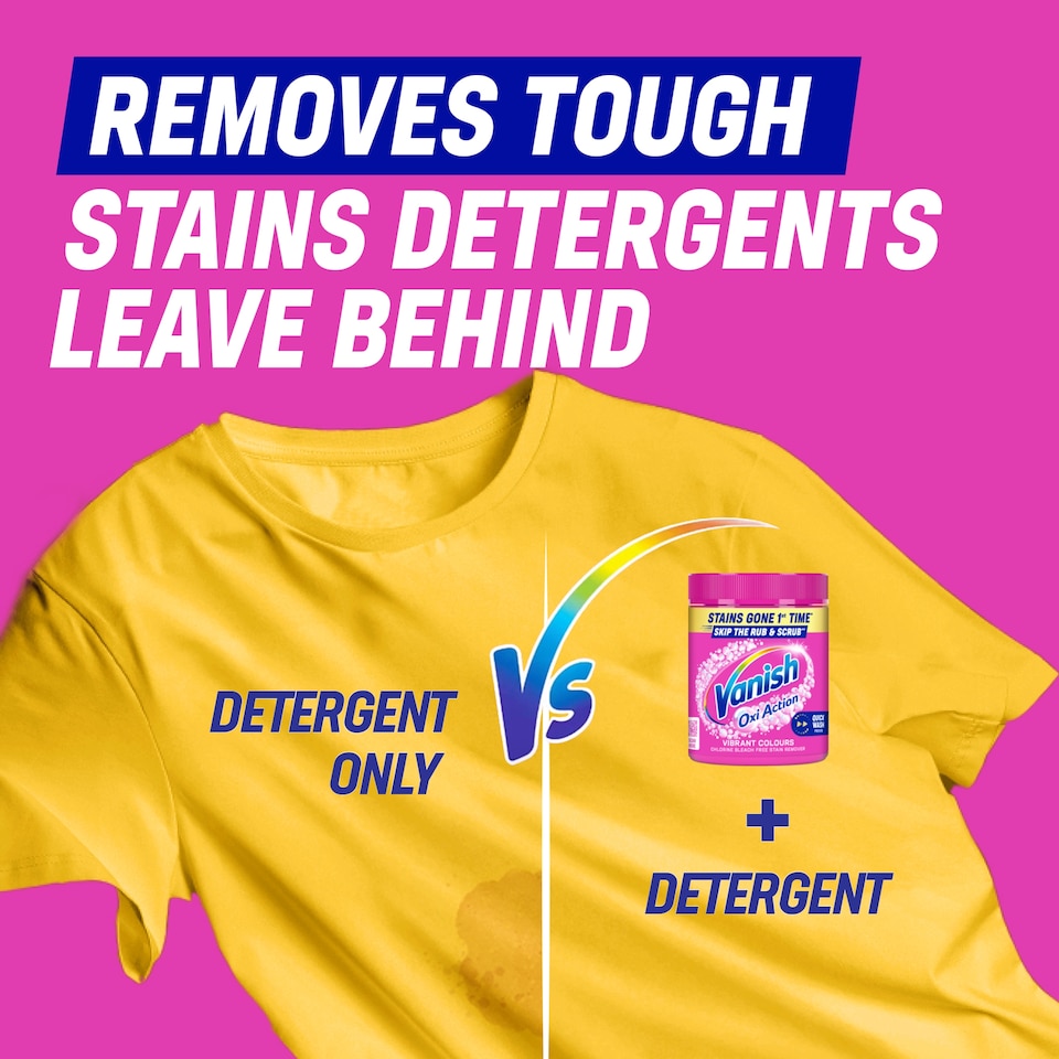 image 1 of Vanish Gold Oxi Action Stain Remover For Colours 850g