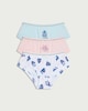 image 1 of Disney 3-Pack Stitch and Angel Cotton Rich Shorts in Multi