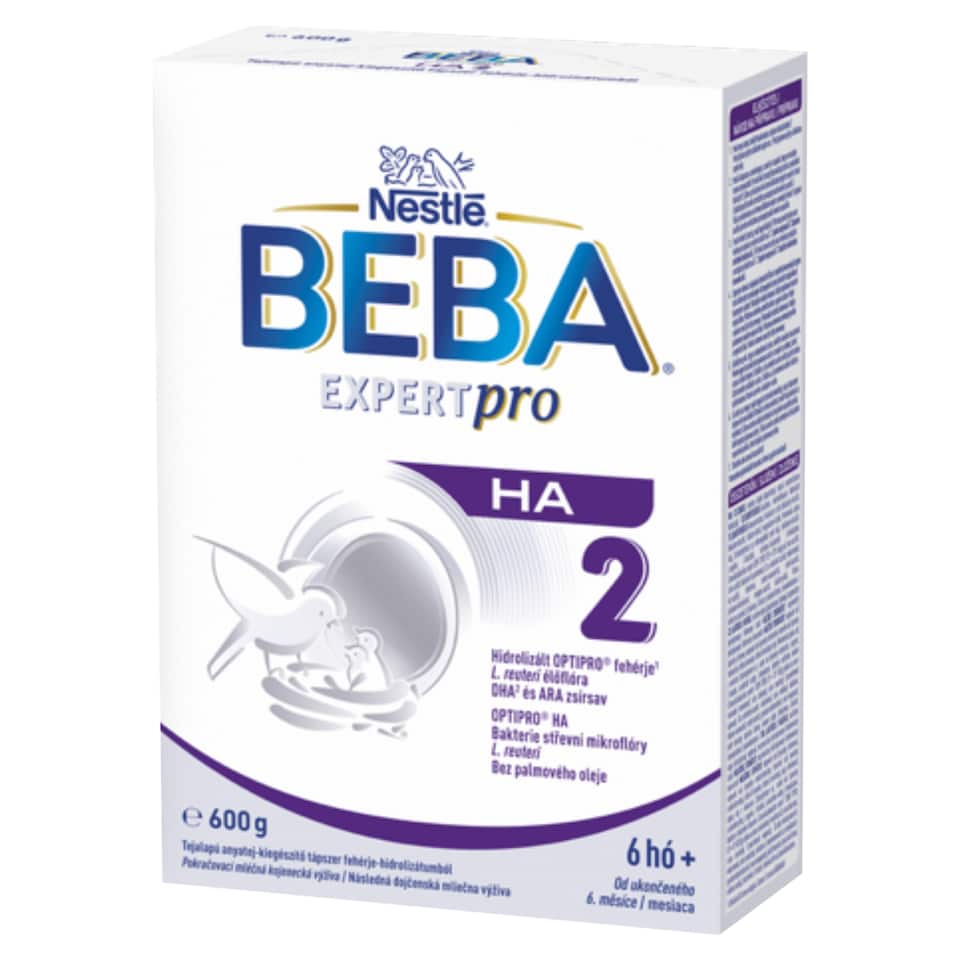 Beba ExpertPro HA 2 tejalapú anyatej-kiegészítő tápszer 6 hó+ 600 g  1. kép