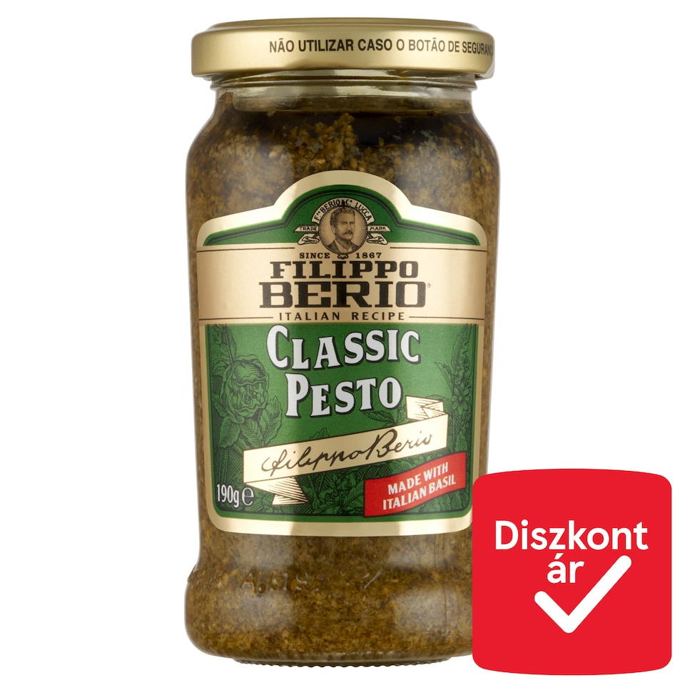 Filippo Berio Classic Pesto bazsalikomos fűszerszósz 190 g