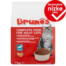 Brunos Kompletné suché krmivo pre dospelé mačky s príchuťou ryby 1 kg