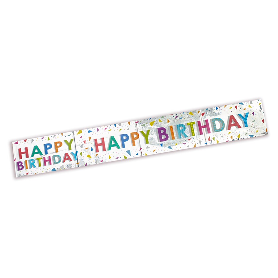 Tesco Happy Birthday Banner