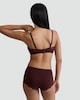 image 3 of F&F 2-Pack Contour Lace Trim Crop Tops in Purple