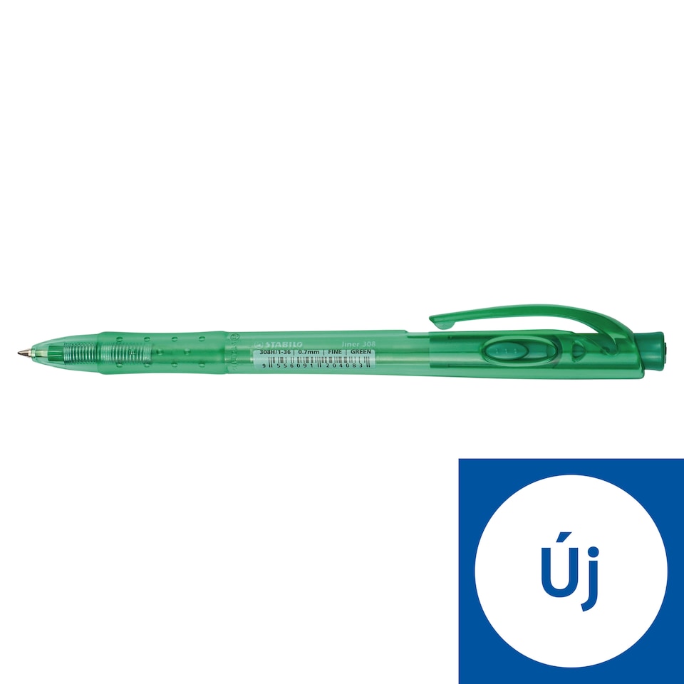 Stabilo Liner 308 Green Ballpoint Pen