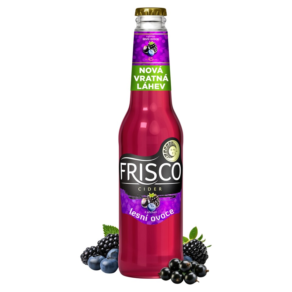 Frisco Cider s příchutí lesní ovoce 330ml
