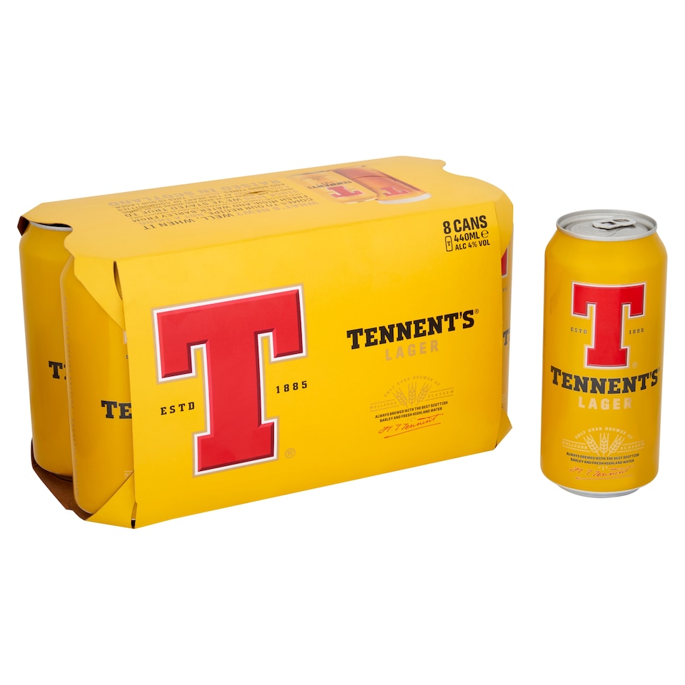 image 1 of Tennents Lager 8x440ml