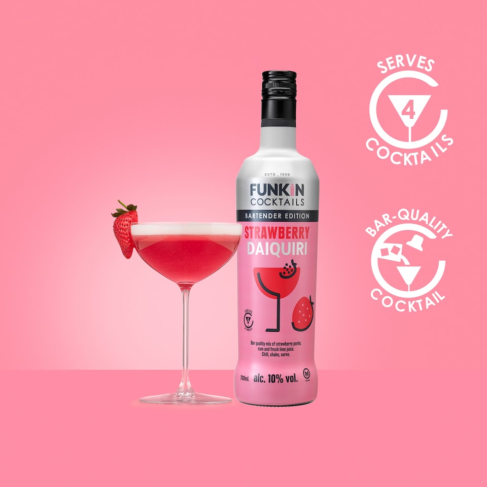 image 1 of Funkin Cocktails Bartender Edition Strawberry Daiquiri 700ml