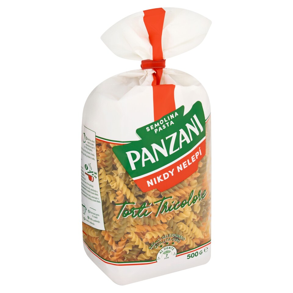 obrázok 1 z Panzani Torti Tricolore cestoviny semolinové sušené bezvaječné 500 g