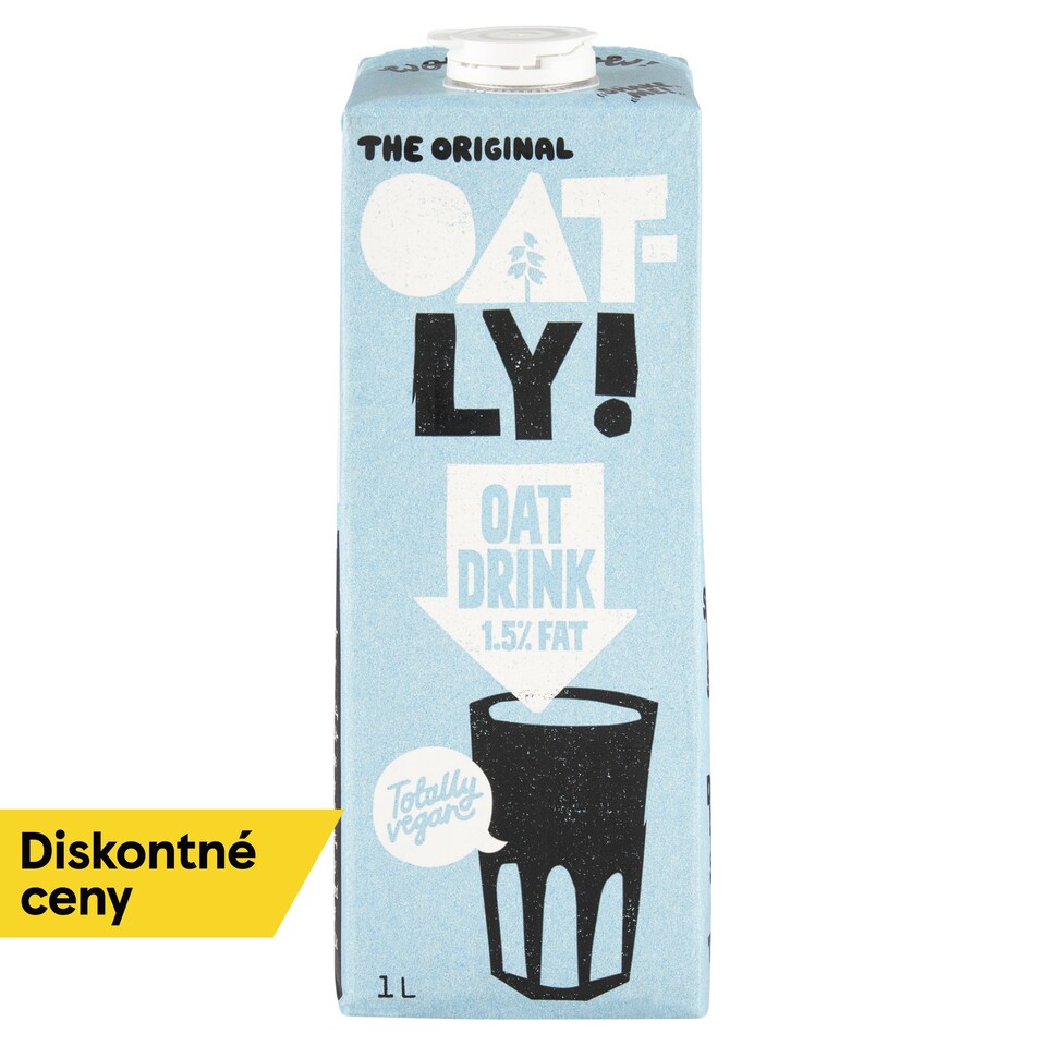 obrázok 1 z Oatly! Ovsený nápoj 1,5% tuku 1 l