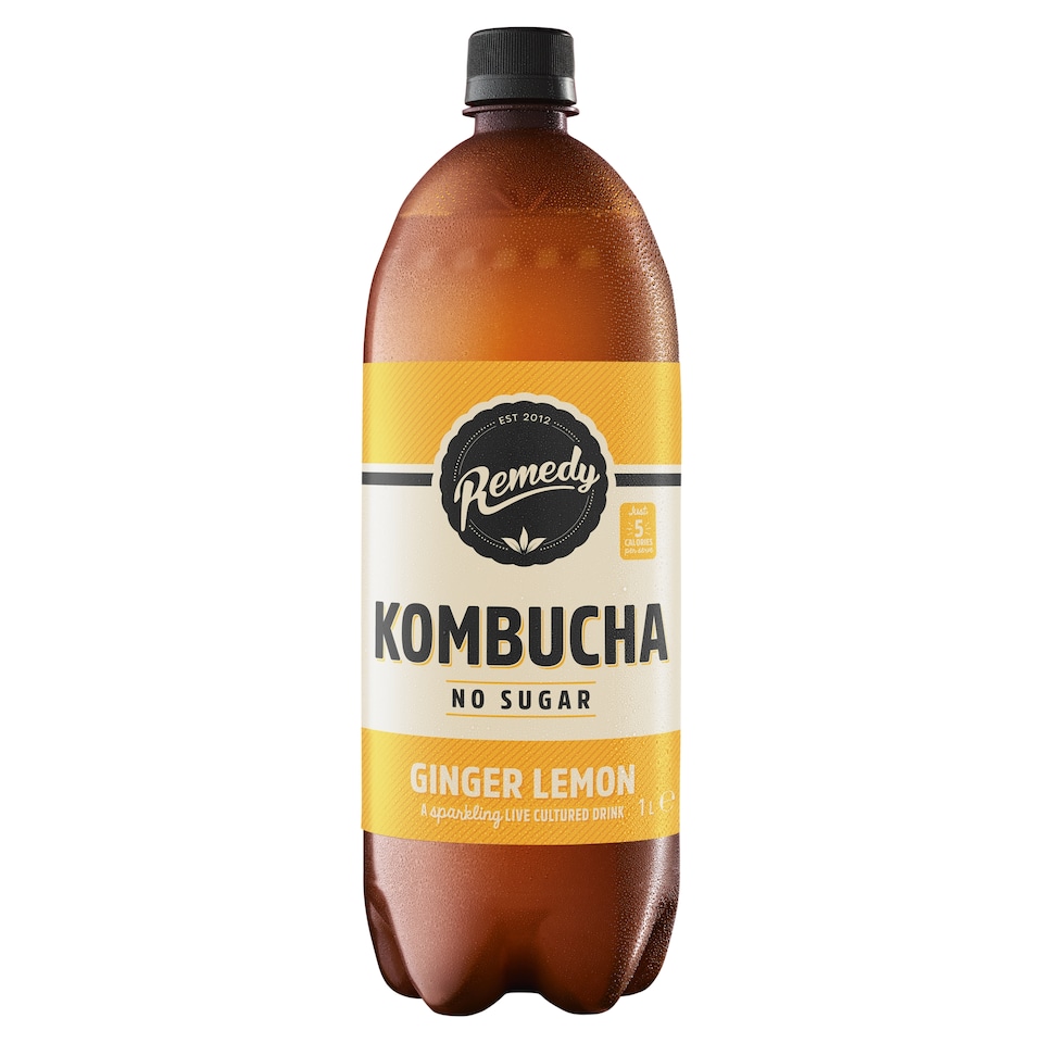 image 1 of Remedy Kombucha Ginger Lemon 1L