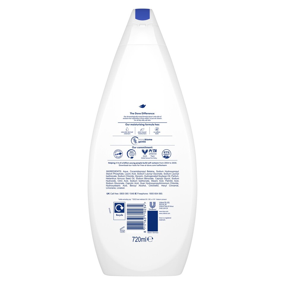image 1 of Dove Body Wash 720Ml
