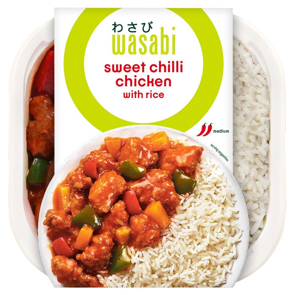 Wasabi Sweet Chilli Chicken With Rice 450G