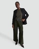 image 2 of F&F Heavyweight Short Sleeved Oversized T-Shirt in Olive