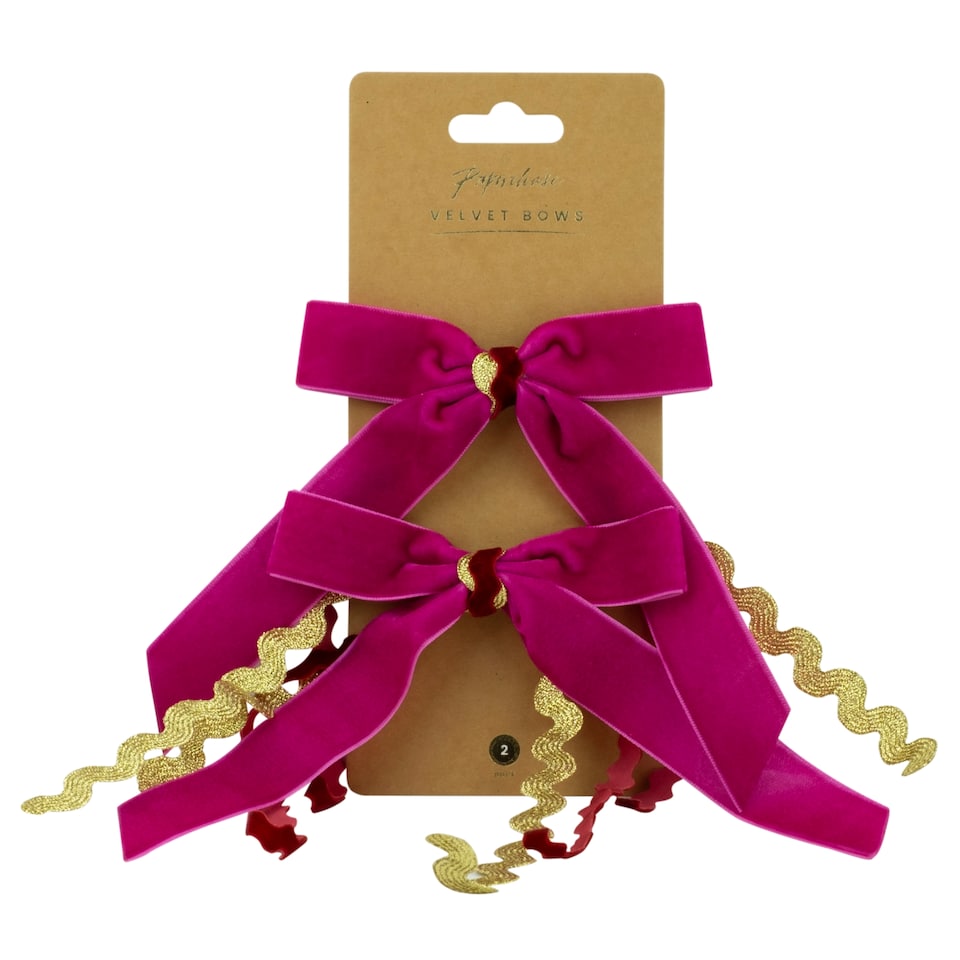 Paperchase Christmas 2pk bows
