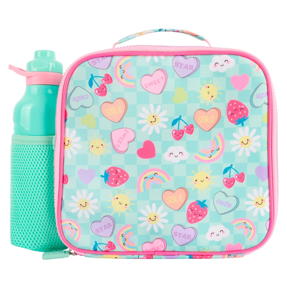 image 1 of Polar Gear Cutesy Icons Combo Lunch Bag and Water Bottle